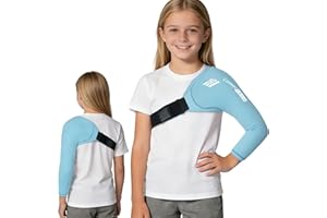 ComfiTECH Youth Shoulder Arm Ice Pack Wrap for Young Pitchers, Ice Arm Sleeve for Teen Volleyball Players