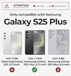 Dexnor for Samsung Galaxy S25 Plus Case with