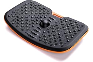 ERGEAR Anti Fatigue Mat Balance Board Standing Desk Mat Balance Boards Sit Stand Desk Mat Accessory Ergonomic Design Non-Slip Bottom Wobble Balance Board Black