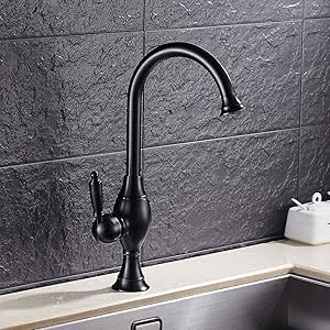 Grifos Grifería de baño de estilo rústico Grifo monomando de lavabo