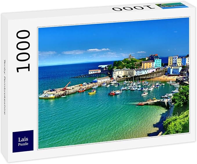 LAIS Puzzle Marloes Beach, Wales | 1000 Teile | Brillanter Druck & Hochwertige Teile
