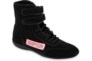 Simpson Racing Equipment 28135BK High Top Shoes13.5 Black