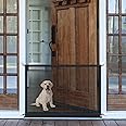 Mesh Dog Gate for Pets, Magic Pet Gate for The House, Portable Puppy Safety Fence Guard for Stairs and Doorways, Easy Install Anywhere, 31" W x 30" H, 8 Hooks