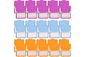 30Pcs Braces Wax, Fruit-Flavored Orthodontic Wax Strips with Storage Case for Aligners, Braces Wearer, Brackets, Invisible-Li