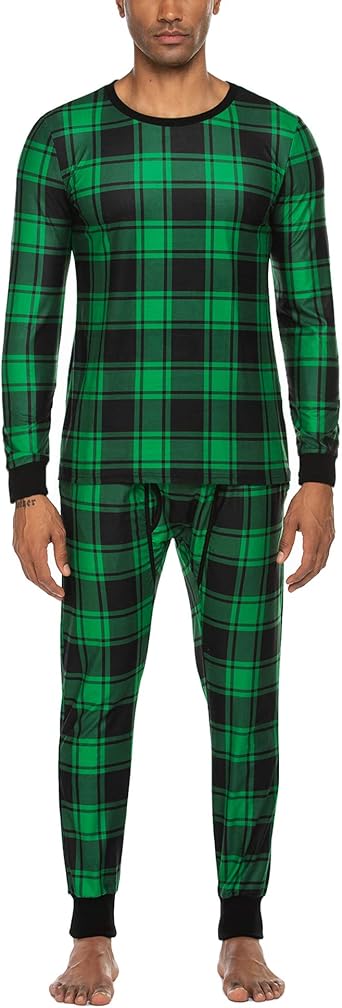 buffalo plaid long johns
