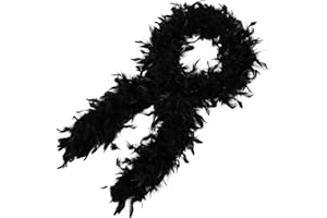 MehelloFeather Feather Boa 30g/45g/120g Turkey Feather Boa 1.64Yards/2Yards for DIY Craft Wedding Party Costume Decoration