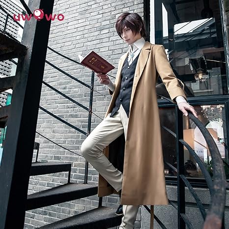 Amazon 文豪ストレイドッグス 太宰治 だざい おさむ 制服 ６セット 武装探偵社 日常服 コスプレ衣装 コスチューム イベント 学園祭 S コスプレ 仮装 通販