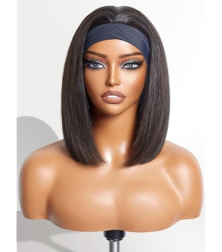 Amazon.com : LUVME HAIR Deep Wave Headband Wig Human Hair  display picture 2