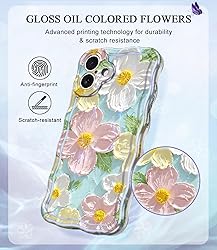 Avocase for iPhone 16 Plus Case, Colorful Oil