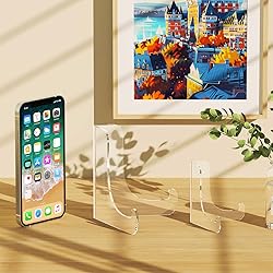 Dooiclear 5 Pack Acrylic Display Stand, Plate Stand