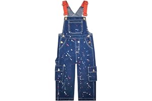 Peacolate 5-14Years Little Big Girl Denim Overalls
