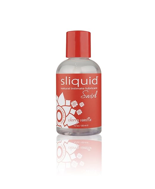 Sliquid Swirl Flavored Water Based Lubricant, Cherry Vanilla