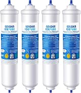 GOLDEN ICEPURE Refrigerator Water Filter for Samsung LG 4 Pack