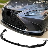 NEESPOC Front Lip Splitter Spoiler for Lexus ES 2019-2025 Accessories | (for ES250, ES300h, ES350), Glossy Black, PP Material, Nice Clean Look Mods, Aggressive Look, Easy intallation