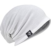 Men Slouch Hollow Beanie Thin Summer Cap Skullcap B011h