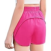 Zaclotre Girls Athletic Shorts with Zipper Pockets 2 in 1 Kid Workout Running Volleyball Soccer Shorts with Liner