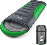 Trail Outdoor Leisure Trail Envelope Sleeping Bag Snug Hood 3 Season 190x75cm