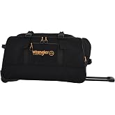 ATG Compass Rolling Travel Duffel Bag, Rich Black, 25-Inch