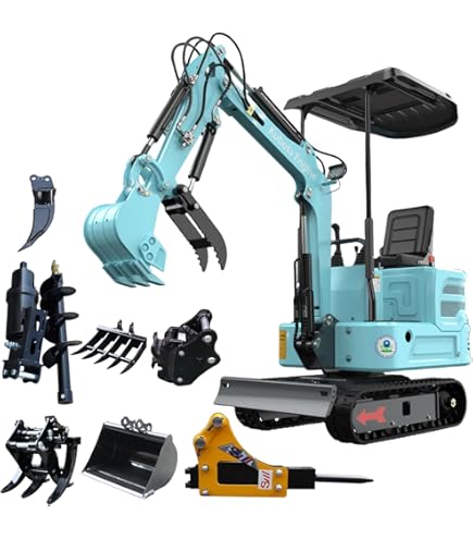 Amazon.com: DigSwift 1.4 Tons Mini Excavator with KubotaDiesel