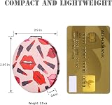 YTZJ Direct Red Folding Makeup Mirror Travel Compact Double-Sided Magnifying view 7