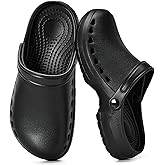 ZXT Breathable Work Clogs Slip Resistant Kitchen Shoes for Nurse Garden Restaurant