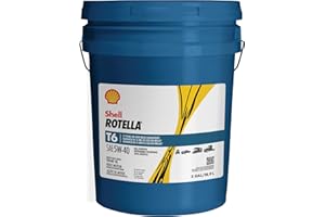 Shell Rotella T6 5W-40 Full Synthetic Diesel Engine Oil (5-Gallon Pail) 550046217