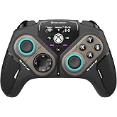 Turtle Beach Stealth Pivot Wireless Smart Game Controller Officially Licensed for Windows PC &ndash; Rotating Modules, Display Dashboard, Hall-Effect Sticks, Remappable Buttons, Bluetooth, 20-Hour Battery