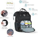 Vicloon Baby Changing Bag Backpack Multi-Function Nappy Diaper Bag Black view 4
