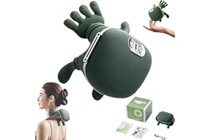 Neck Massager With Hands, 3 Speed Adjustments, 4D Deep Tissue Siaasoo Massage Master For Shoulder, Neck, Leg Massager