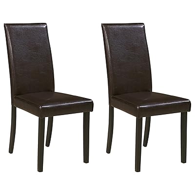 Signature Design by Ashley Kimonte Dining Room Chair, Dark Brown