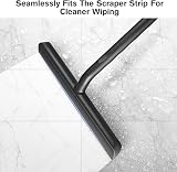 Vinabo Silicone Squeegee Shower Cleaner with Hook Black view 6