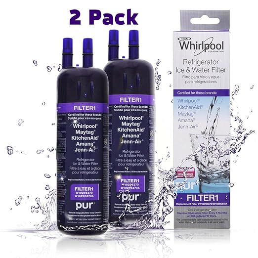 Whirlpool W10295370 filter1 nevera filtro de agua - 2-Pack por ...
