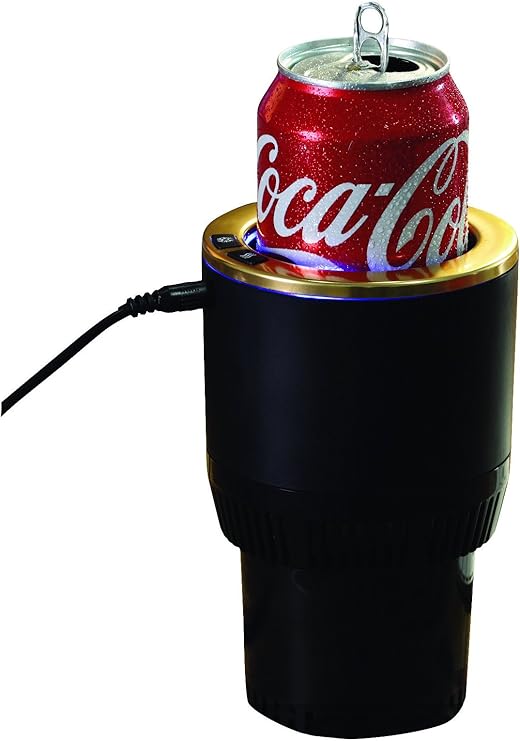 "Warm & Cool" 2in1 Smart Car Cup Warmer and Cooler (Black) Amazon.ca