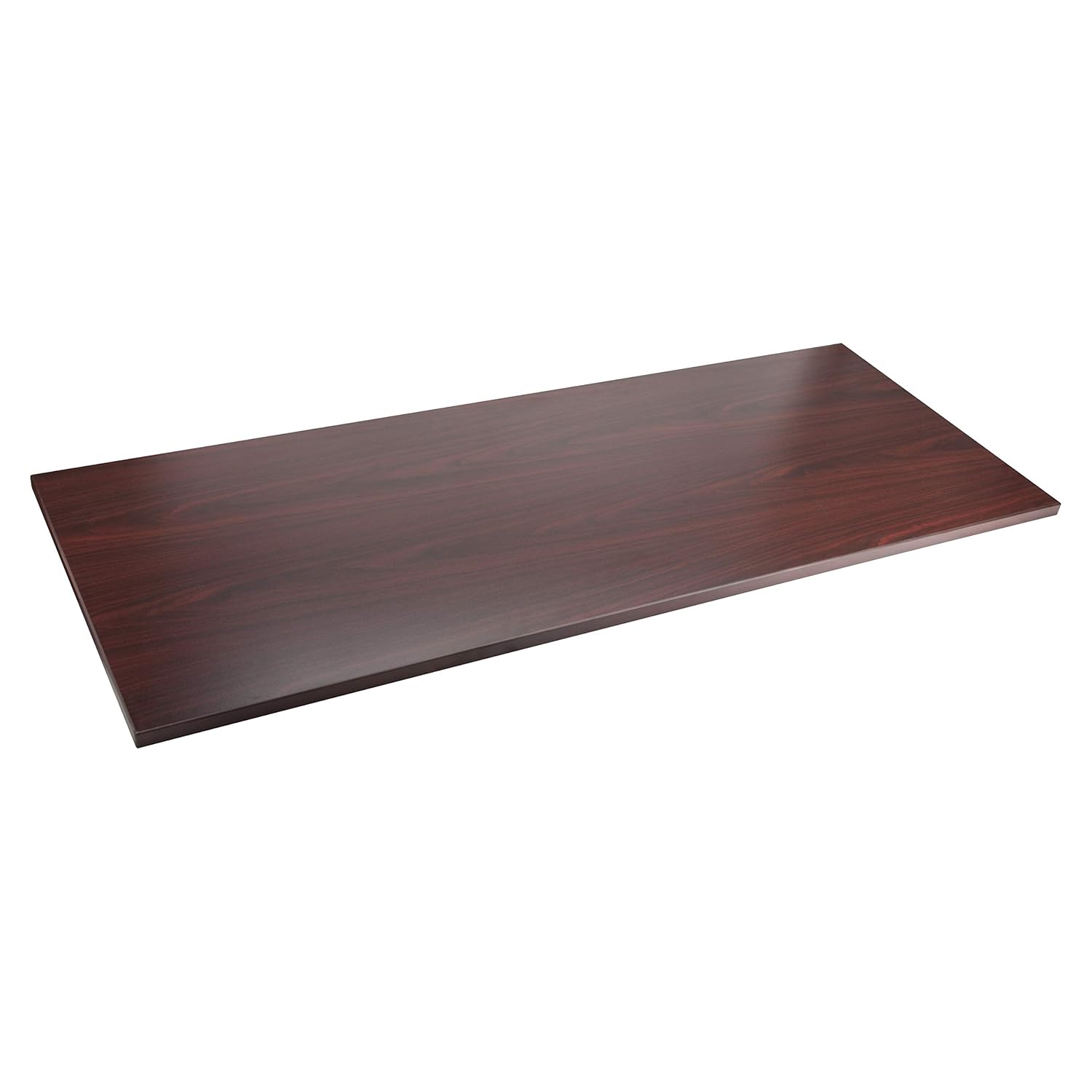 Lorell 34405 Active Office Relevance Table Top, Mahogany,Laminated