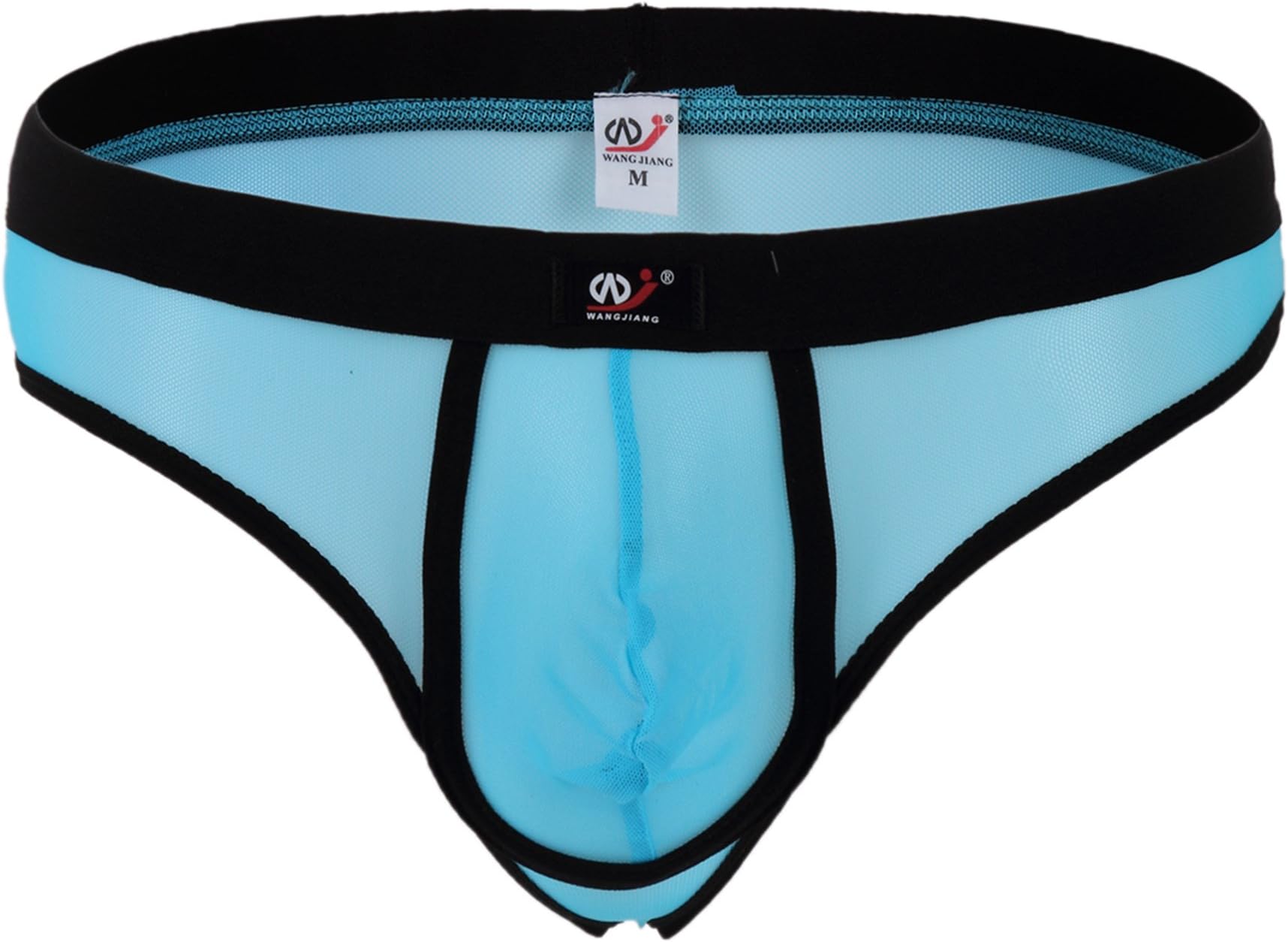 iYunyi Men's Transparent Mesh G-Strings Thong Underwear