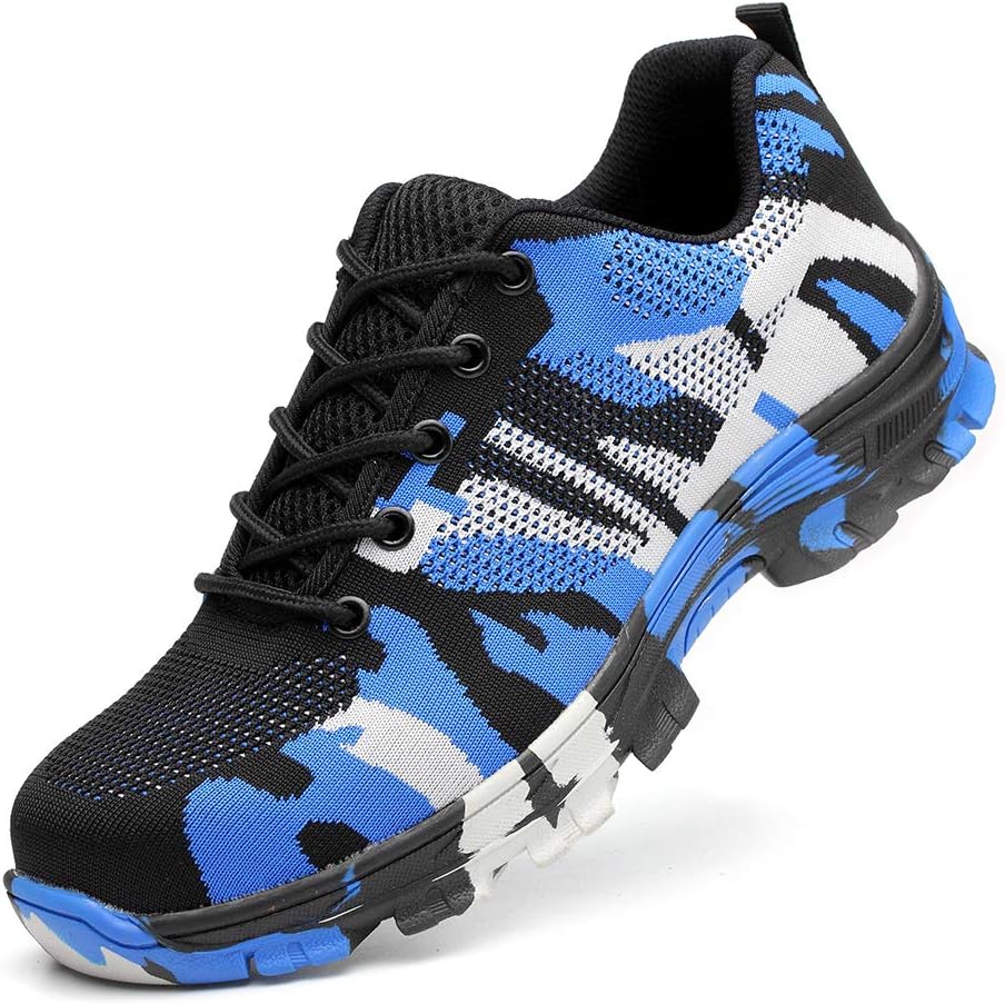 TICCOONWork Steel Toe Shoes Safety Shoes for Men and Women Lightweight Industrial & Construction Shoe