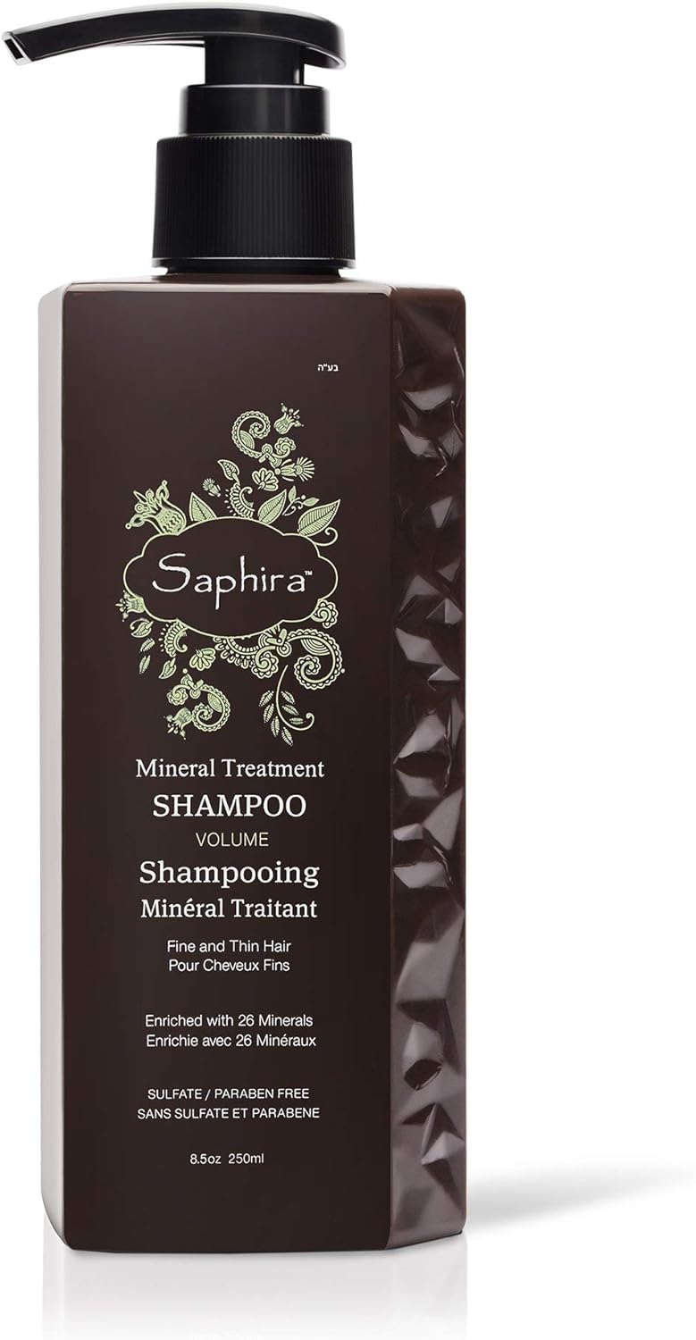 Saphira Volume Boost Mineral Conditioner (8.5oz/250ml), White, 250 ml (Pack of 1)