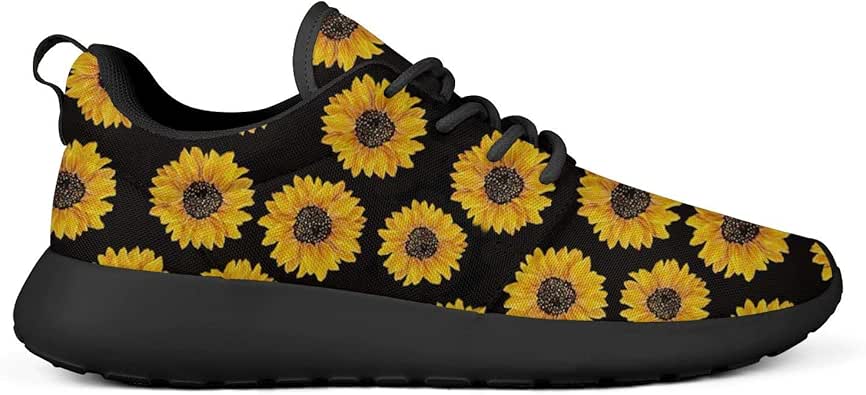 Heart Wolf Black and White Plaid Sunflower