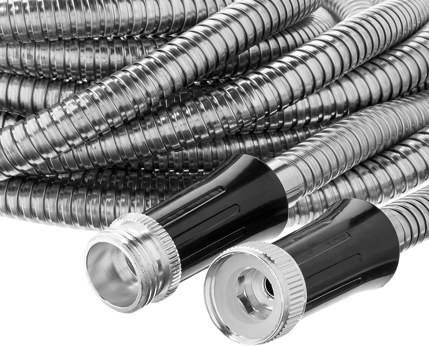 Bionic Steel 75 Foot Garden Hose 304 Stainless Steel Metal Water Hose – Super Tough & Flexible, Lightweight, Crush Resistant Aluminum Fittings, Kink & Tangle Free, Rust Proof, Easy to Use & Store : Garden & Outdoor