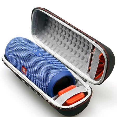 LTGEM EVA Hart Fall Reise Tragen Lagerung Tasche für JBL Charge 3 Tragbarer Bluetooth Lautsprecher.Passend für USB-Kabel und 