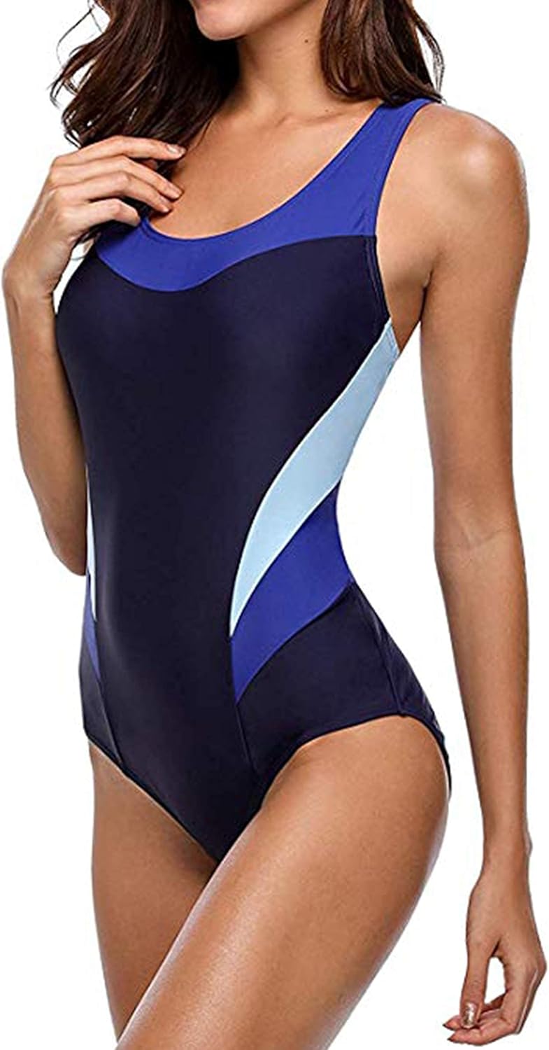 American Trends Swimsuit for Women One Piece Bathing Suits Athletic Training Swimsuits Womens Swimwear: Clothing