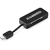 KiWiBiRD Micro USB OTG to USB 2.0 Adapter, Micro USB SD/Micro SD Card Reader for Android Smartphones, Tablets with OTG Function