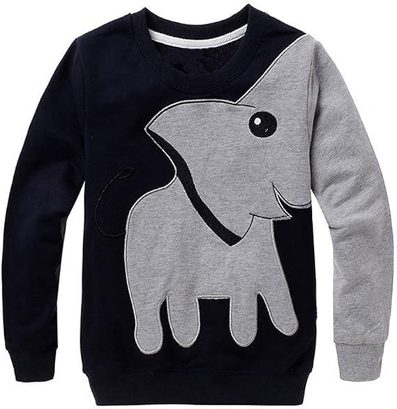 Peuter Baby Meisjes Jongens Olifant Lange Mouw Tops Trui Overhemd Winter Dikke T Shirt Warm Sweatshirt Kleding Gift Amazon Nl