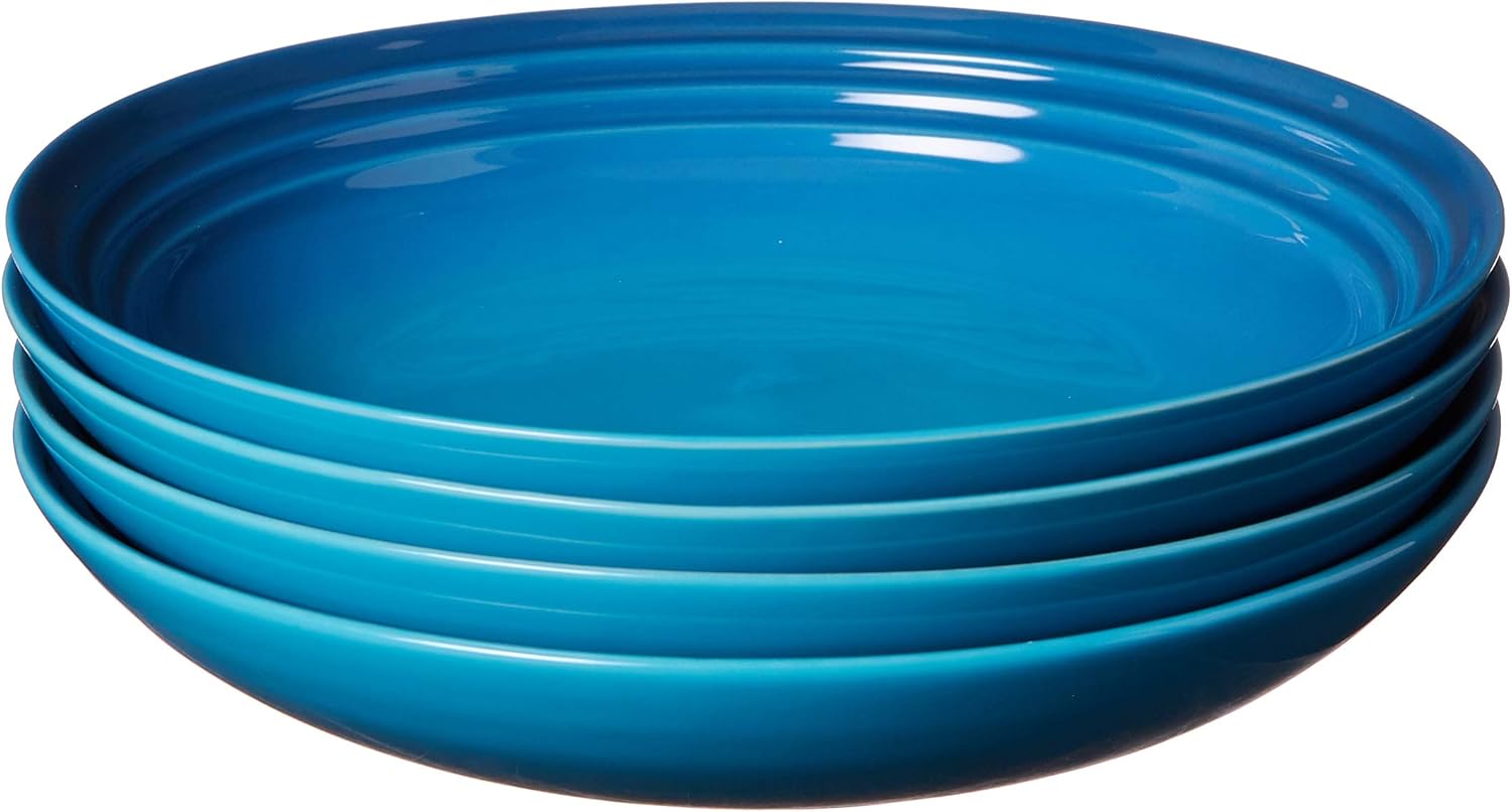 Le Creuset Stoneware Set of 4 Pasta Bowls, 9.75" each