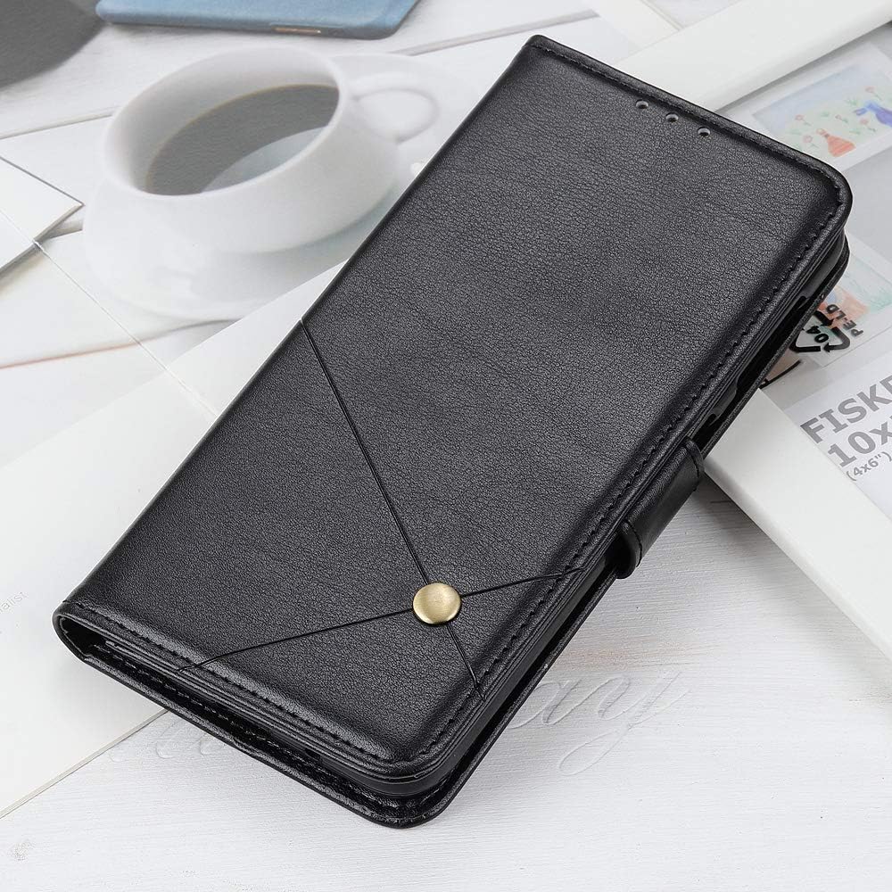 BELLA BEAR Case for Alcatel 3x 2019 Bracket Function Wallet Case Elegant Cover for Alcatel 3x 2019(Black)