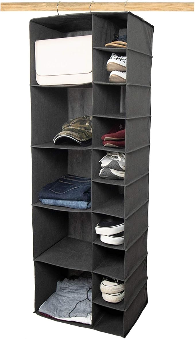 BryteStocks 15 Compartment Hanging Closet