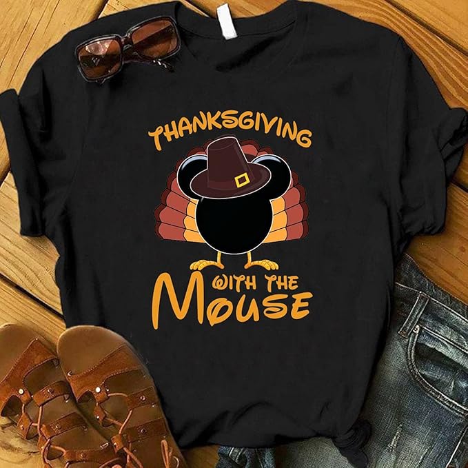 Amazon.com Disney Thanksgiving Shirt Cute Disney Thanksgiving Shirt