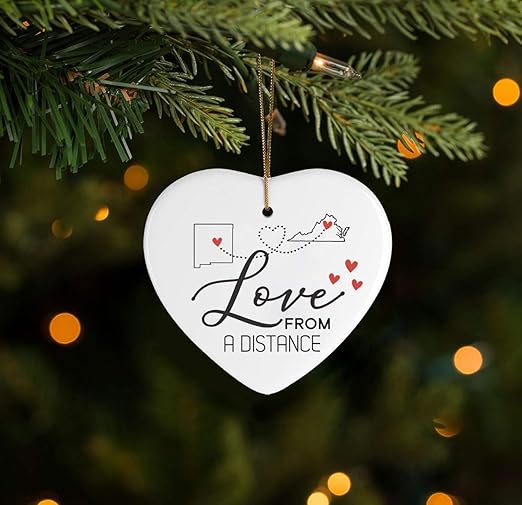 long distance christmas ornament