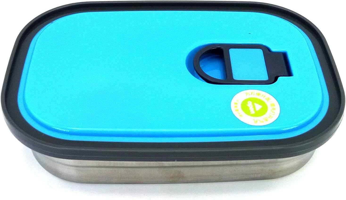 D Duze Stainless Steel School Lunch Box for Kids and Teenager 680 ml (Blue Colour)