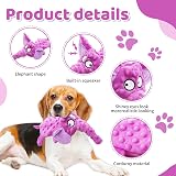 Acehome Squeaky Interactive Elephant Dog Toy Plush Chew No Stuffing view 3